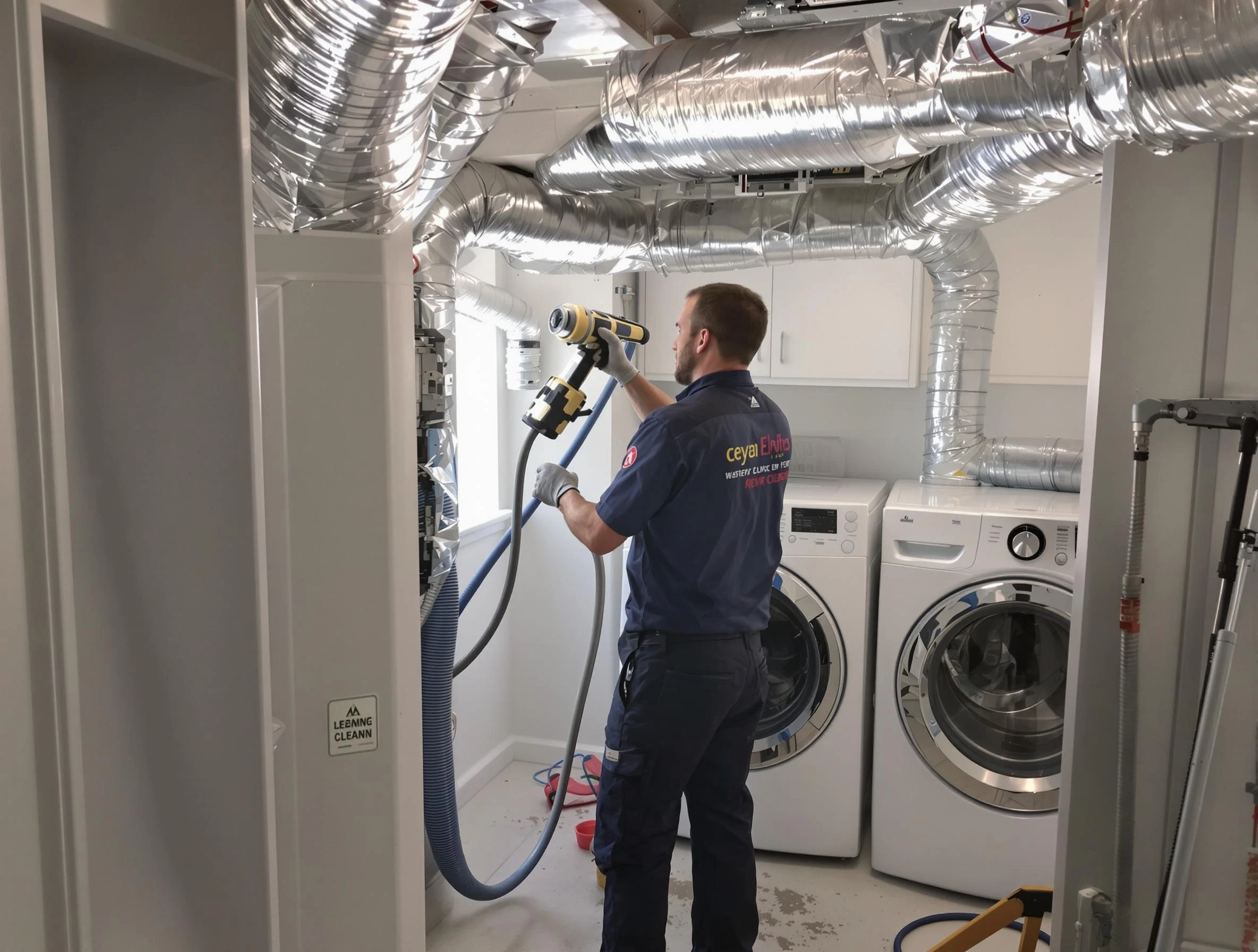 Commerce City Dryer Vent Cleaning specialist using advanced equipment for thorough duct cleaning in Commerce City